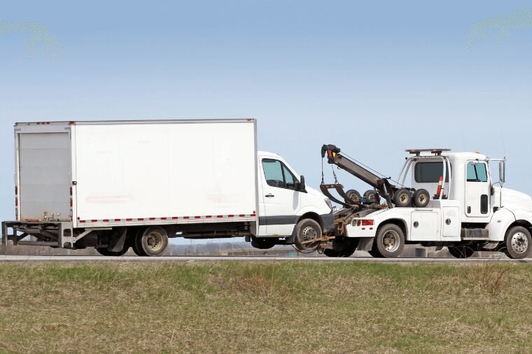 Road side assistance company to tow a van
